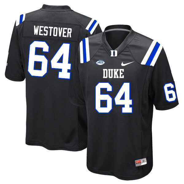 Duke Blue Devils #64 Tristan Westover College Football Jerseys Sale-Black